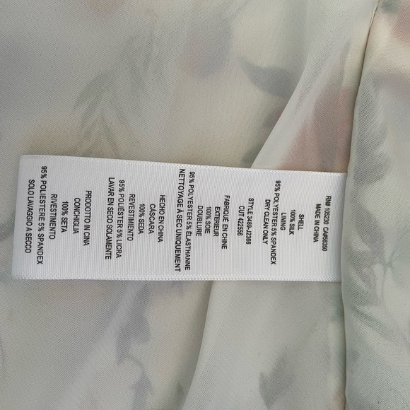 Joie 100% silk cammie kimono floral pastel print size M/L. Pre owned .No flaws - Picture 10 of 11